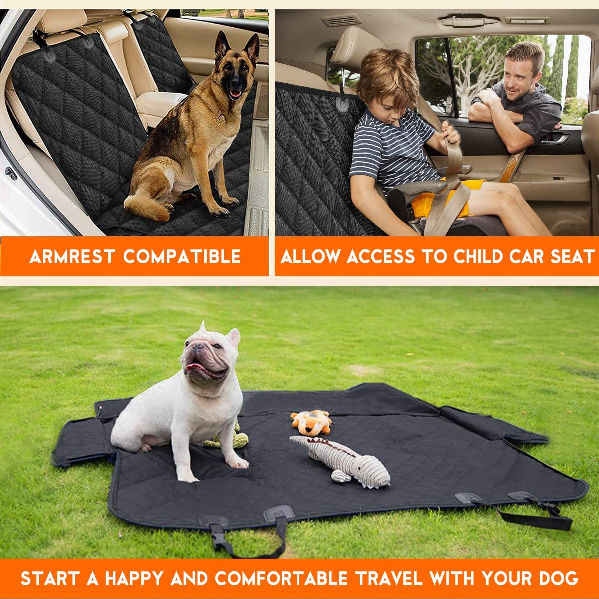 Evamoa Seat Cover- Seat Protection for Dogs & Kids